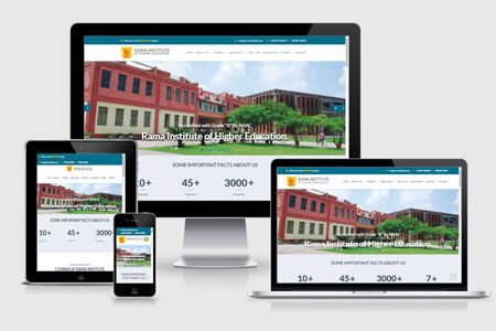 Website Designing for Rama Institute, Kiratpur, Bijor